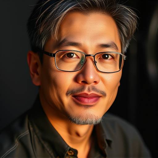 Portrait of David Chen, a photographer at Golden Hour Studios