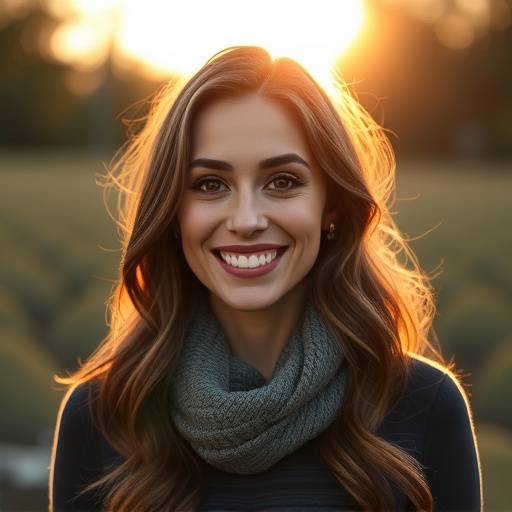 Portrait of Isabella Rossi, Founder and Lead Photographer at Golden Hour Studios