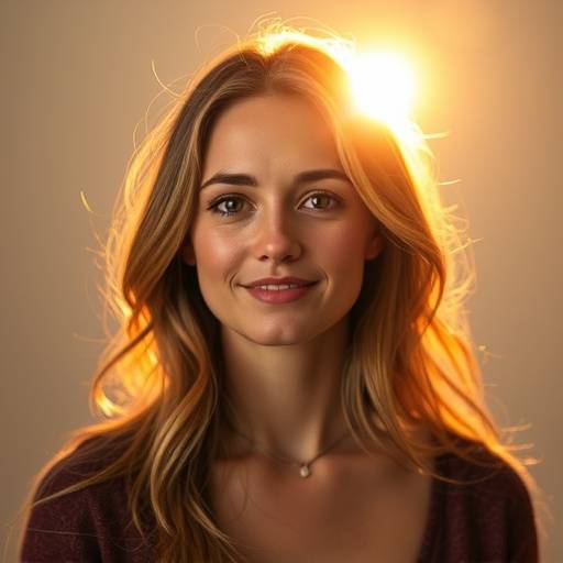 Portrait of Sarah Johnson, a photographer at Golden Hour Studios